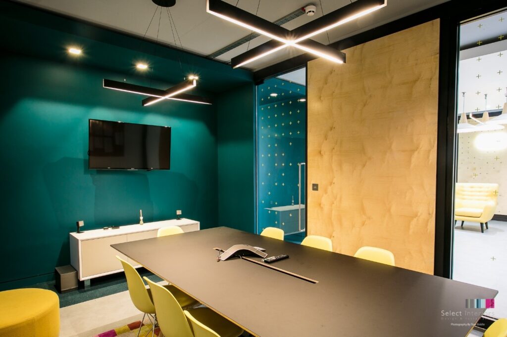 Rapport office fit out in Manchester by Select Interiors